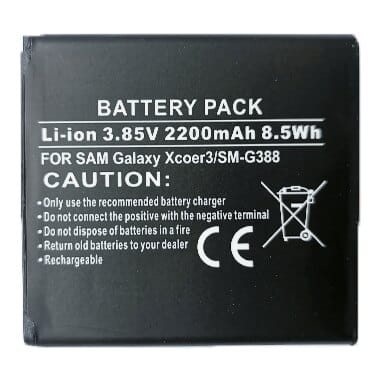 Suderinama telefono baterija Samsung Galaxy Xcover 3 (G388F, EB-BG388BBE)