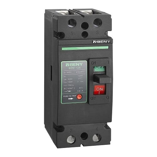 DC jungiklis 2P, 125 A, 500VDC