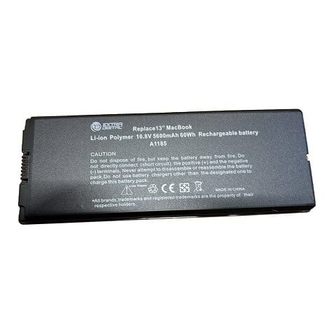 Suderinama nešiojamo kompiuterio baterija Apple A1185, 5600 mAh
