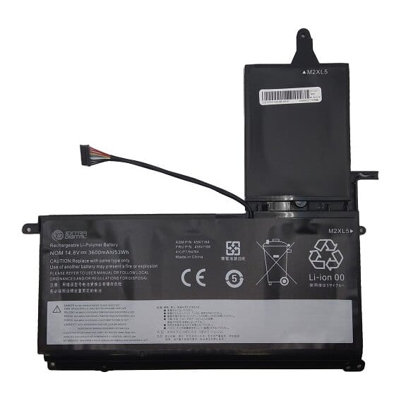 Suderinama nešiojamo kompiuterio baterija Lenovo 45N1166, 3600 mAh