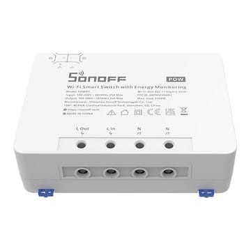 SONOFF PowR3 išmanusis 1 kanalo jungiklis Wi-Fi su elektros sąnaudų apskaita