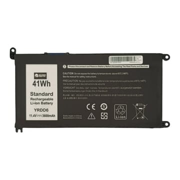 Suderinama nešiojamo kompiuterio baterija Dell YRDD6, 3600 mAh