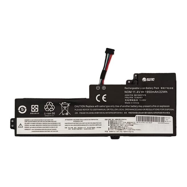 Suderinama nešiojamo kompiuterio baterija Lenovo 01AV421, 1950 mAh