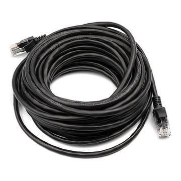 Kabelis Cat5E UTP, 10m, juodas