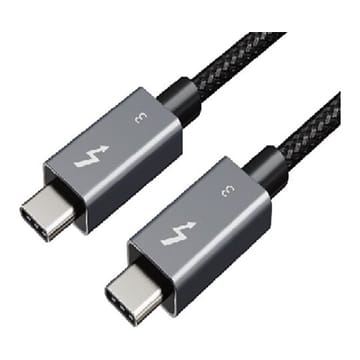 Kabelis Thunderbolt 3, USB-C - USB-C, 40Gbps, 100 W, 20 V/ 5 A, 5K/ 60HZ, 2m