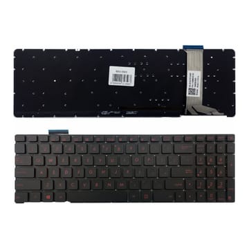 Nešiojamo kompiuterio klaviatūra ASUS G551, G551J, G552 su pašvietimu