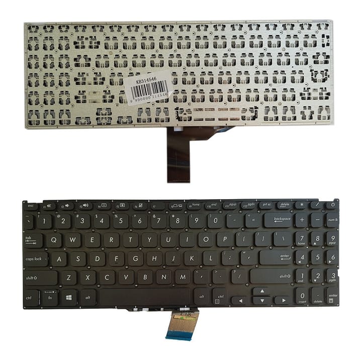 Nešiojamo kompiuterio klaviatūra Asus X512J, X512F X512D X512U, US