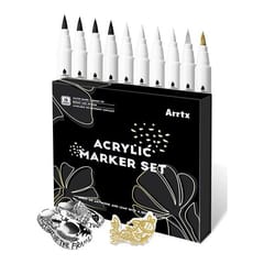 Profesionalūs akriliniai markeriai - flomasteriai ARRTX, 4 spalvų 10vnt.