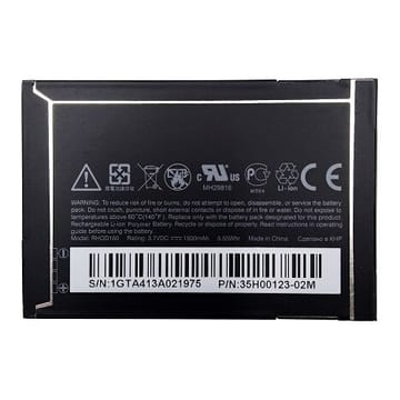 Suderinama telefono baterija HTC Legend (A6363), G6, Wildfire G8, Droid Eris