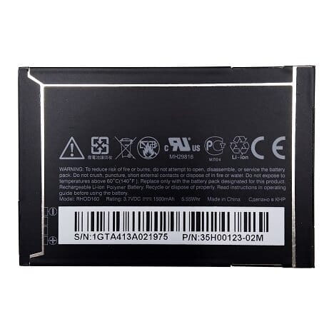 Suderinama telefono baterija HTC Legend (A6363), G6, Wildfire G8, Droid Eris