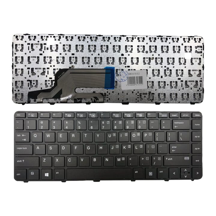 Nešiojamo kompiuterio klaviatūra HP Probook 430 G3, 440 G3, 445 G3 (su rėmeliu)