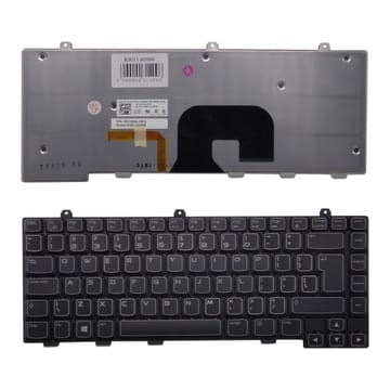Nešiojamo kompiuterio klaviatūra Dell Alienware M14X UI, US