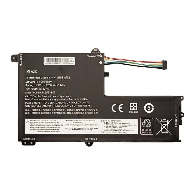 Suderinama nešiojamo kompiuterio baterija Lenovo L15C3PB1, 4750 mAh
