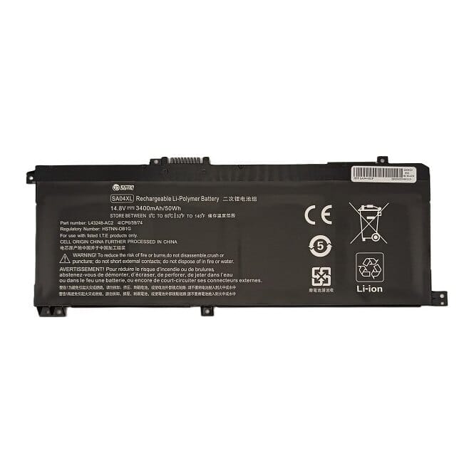 Suderinama nešiojamo kompiuterio baterija HP SA04XL, 3400 mAh