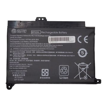 Suderinama nešiojamo kompiuterio baterija HP BP02XL, 4500 mAh