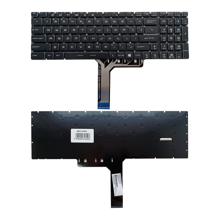 Nešiojamo kompiuterio klaviatūra MSI GE63, GE73, GS63, GS73, su RGB apšvietimu, US