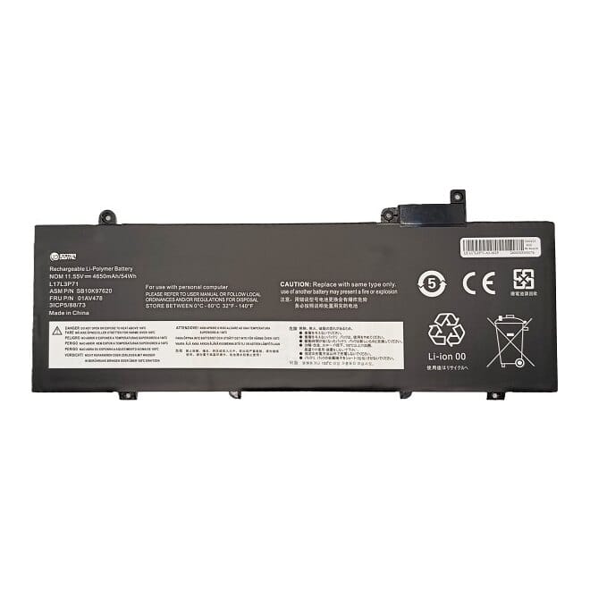 Suderinama nešiojamo kompiuterio baterija Lenovo L17L3P71, 4650 mAh