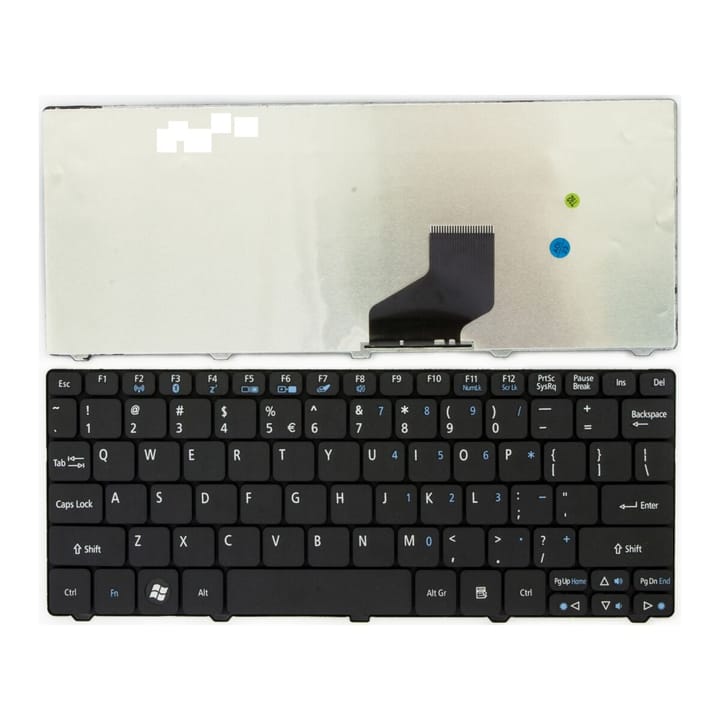 Nešiojamo kompiuterio klaviatūra Acer Aspire One 532H 521, 522, 533, D255, D255E, D257, D260, D270