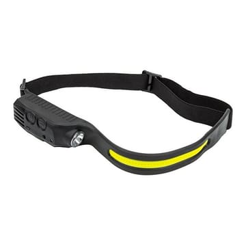 Žibintuvėlis ant galvos COB +XPE, su judesio jutikliu, 350lm, IPX4, USB-C