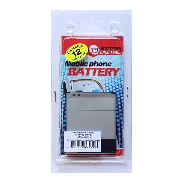 Suderinama telefono baterija Samsung GT-S7275R (Galaxy Ace 3 LTE, B105BE)