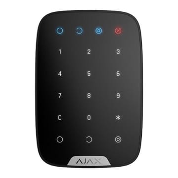 AJAX KeyPad Plus belaidė valdymo klaviatūra (juoda)