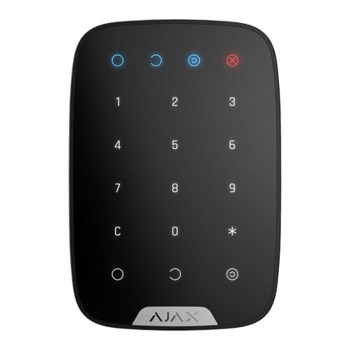 AJAX KeyPad Plus belaidė valdymo klaviatūra (juoda)