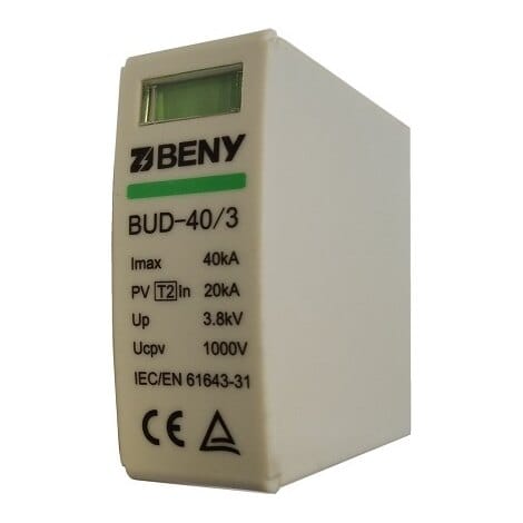 PV atsarginis SPD modulis, 1000 V DC, 40kA, T2