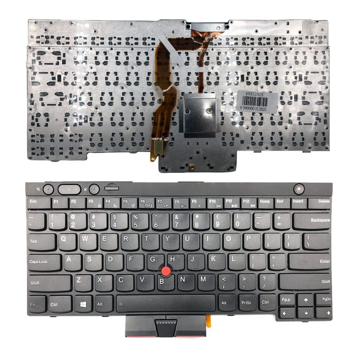 Nešiojamo kompiuterio klaviatūra Lenovo Thinkpad T430, T530, L430, X230, W530 su rėmėliu ir "trackpoint"