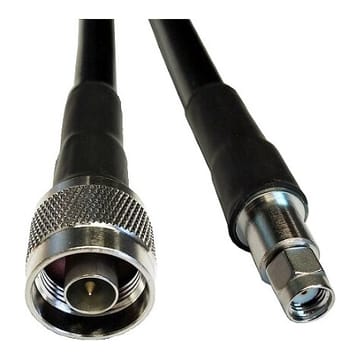 Kabelis LMR-400, 5m, N-male į RP-SMA-male