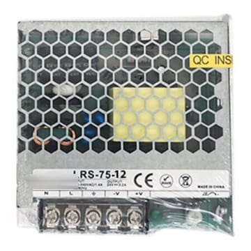Maitinimo šaltinis 12 V, 6 A, 75 W