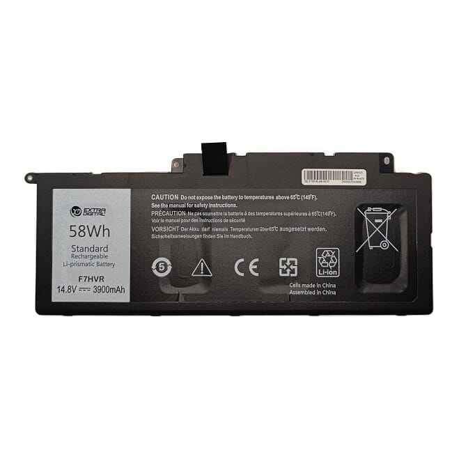 Suderinama nešiojamo kompiuterio baterija Dell F7HVR, 3900 mAh
