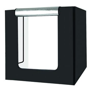 Fotografavimo dėžė su LED apšvietimu, 80x80x80cm