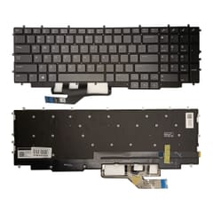 Nešiojamo kompiuterio klaviatūra Dell G7 17 7700, su spalvotu pašvietimu, US