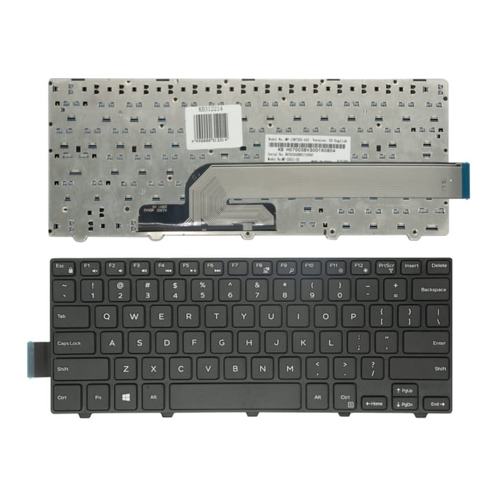Nešiojamo kompiuterio klaviatūra Dell Inspiron 14, 3000, 3441, 3442, 3446, 3447, 3449, 3451, 3458