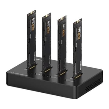 Docking Station 4x M.2 NVME SSD, iki 10Gbps/SSD
