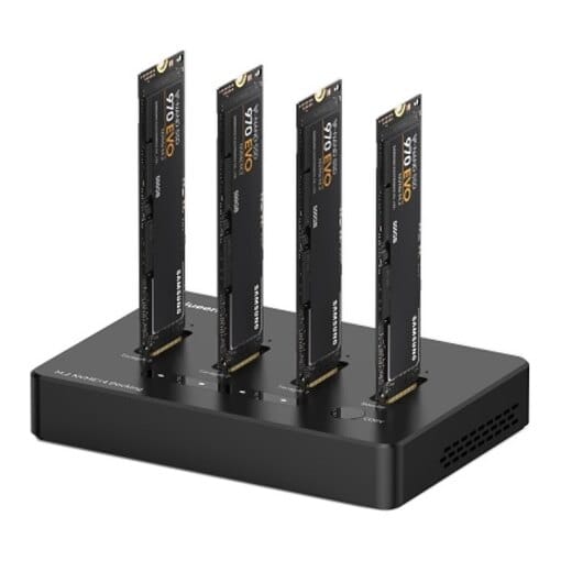Docking Station 4x M.2 NVME SSD, iki 10Gbps/SSD