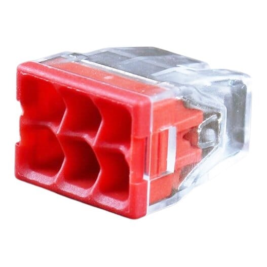 Universali laidų jungtis, 6x 0.5-2.5mm², 24 A, 450 V, 100vnt.