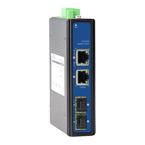 PoE šakotuvas 2x Gigabit PoE+2x SFP UPLINK, 45 W Industrial