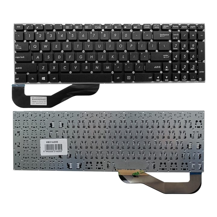 Nešiojamo kompiuterio klaviatūra ASUS R540, A540, K540, X540, US