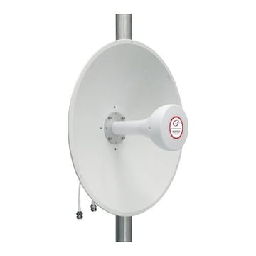 5G / LTE / CBRS 2x2MIMO antena, 1.7-4.2GHz, 17dBi+19dBi