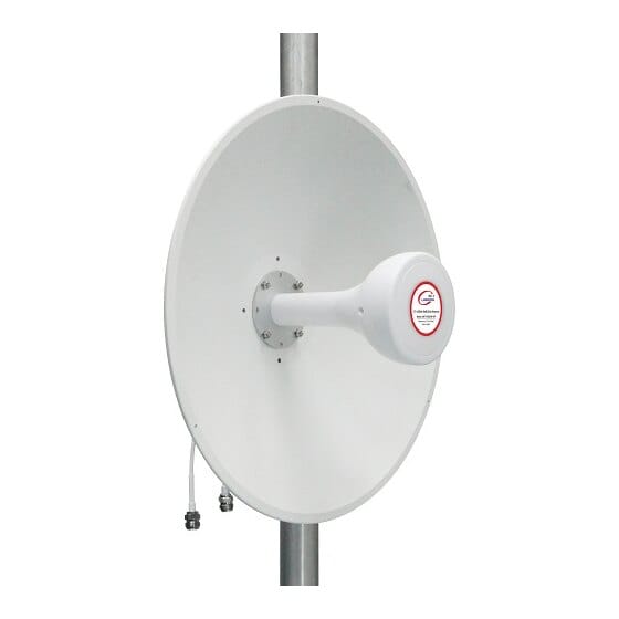 5G / LTE / CBRS 2x2MIMO antena, 1.7-4.2GHz, 17dBi+19dBi