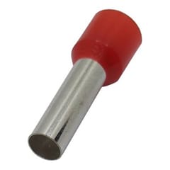 Presuojamas izoliuotas antgalis 16mm2/5AWG laidui, varis, raudonas, 100 vnt.