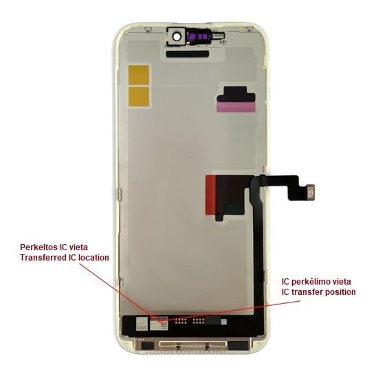Pakaitinis telefono ekranas iPhone 16 Pro Max, LTPO Soft OLED, 120 Hz