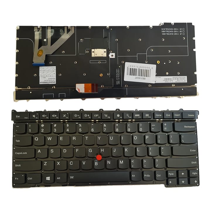Nešiojamo kompiuterio klaviatūra Lenovo X1 Carbon Gen 3, US