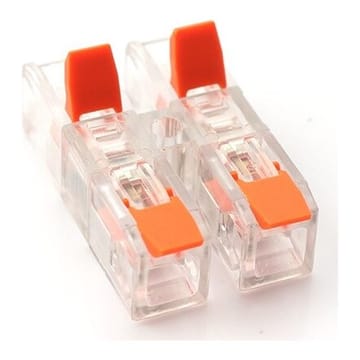 Universali užspaudžiama laidų jungtis, tiesi 2-2, 0.2-4.0mm², 32 A, 450 V, 20vnt.