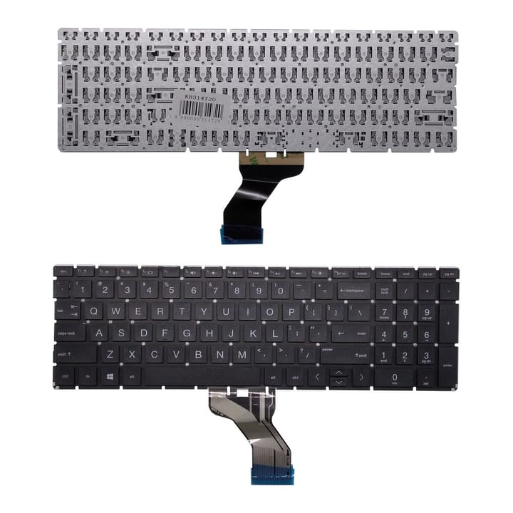 Nešiojamo kompiuterio klaviatūra HP 255 G8, be rėmelio, US