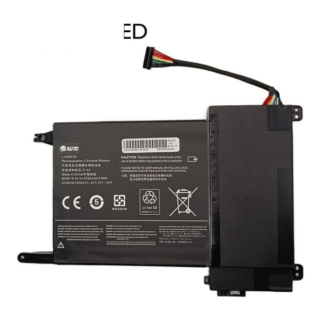 Suderinama nešiojamo kompiuterio baterija Lenovo L14S4P22, 4750 mAh