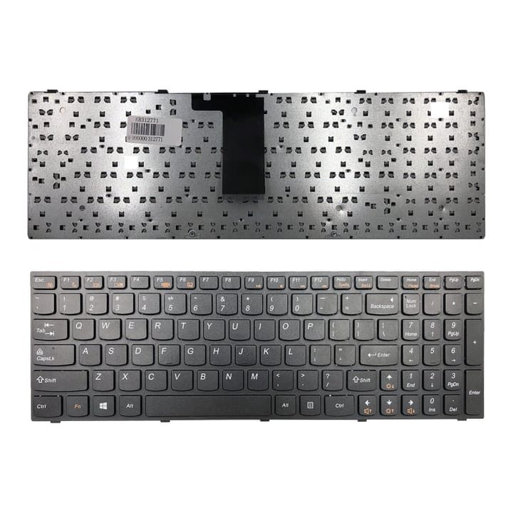 Nešiojamo kompiuterio klaviatūra Lenovo B5400, B5400 A su rėmeliu