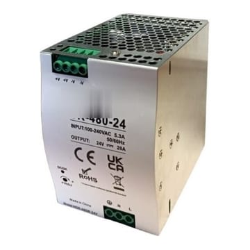 Maitinimo šaltinis 24 V, 20 A, 480 W, DIN