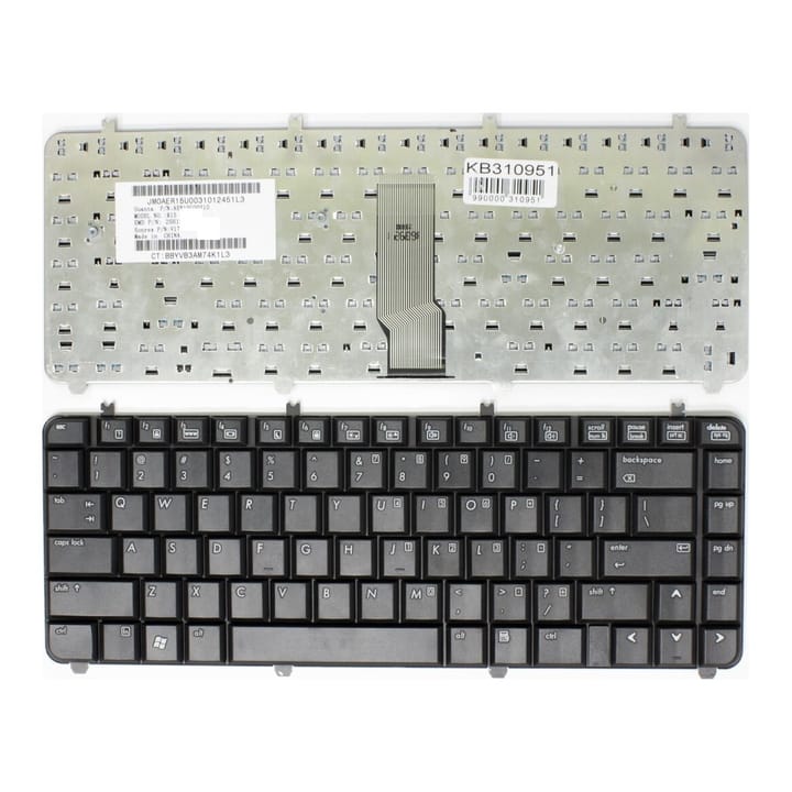 Nešiojamo kompiuterio klaviatūra HP Paviliion DV5, DV5T, DV5Z, DV5-1000, DV5-1100, DV5-1200, DV5-1300